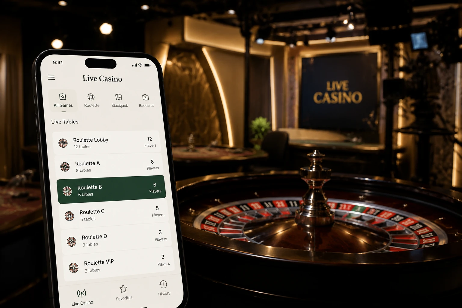 Spin Samurai Live Casino